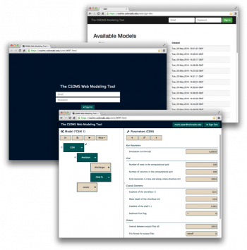 The CSDMS Web Modeling Tool